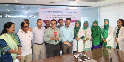 Free health and nutrition awareness camp at Khaborer Kagoj