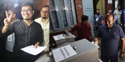 Shibir, Chhatra Dal-backed VP, GS candidates cast votes in DUCSU elections
