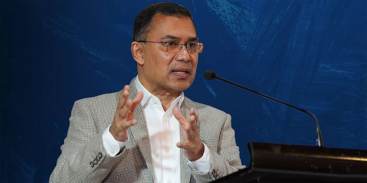 Tarique Rahman calls all to work together to restore democracy