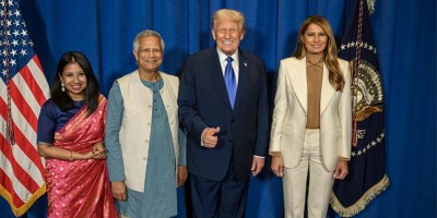 Chief Adviser, his daughter join reception hosted by US President