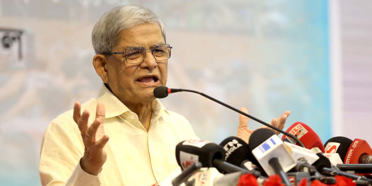Mirza Fakhrul urges govt to resolve problem on July Charter