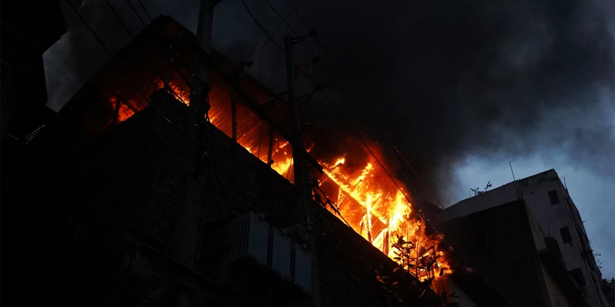 Fire at Chawkbazar building brought under control