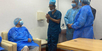Chief Adviser visits Khaleda Zia at Evercare