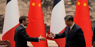 Macron visits China to boost trade ties