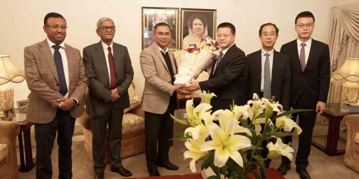 Chinese ambassador meets Tarique Rahman