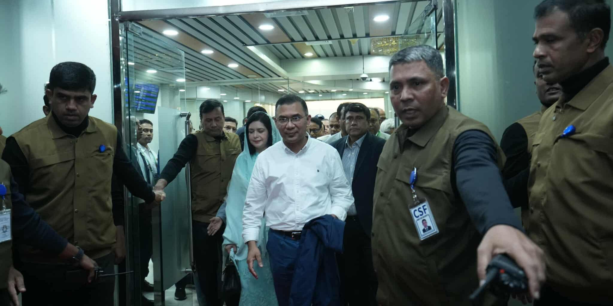 Tarique Rahman reaches Sylhet to launch election campaign