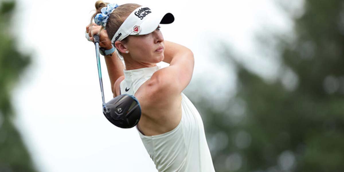 Nelly Korda fires 65 to grab LPGA Chevron lead