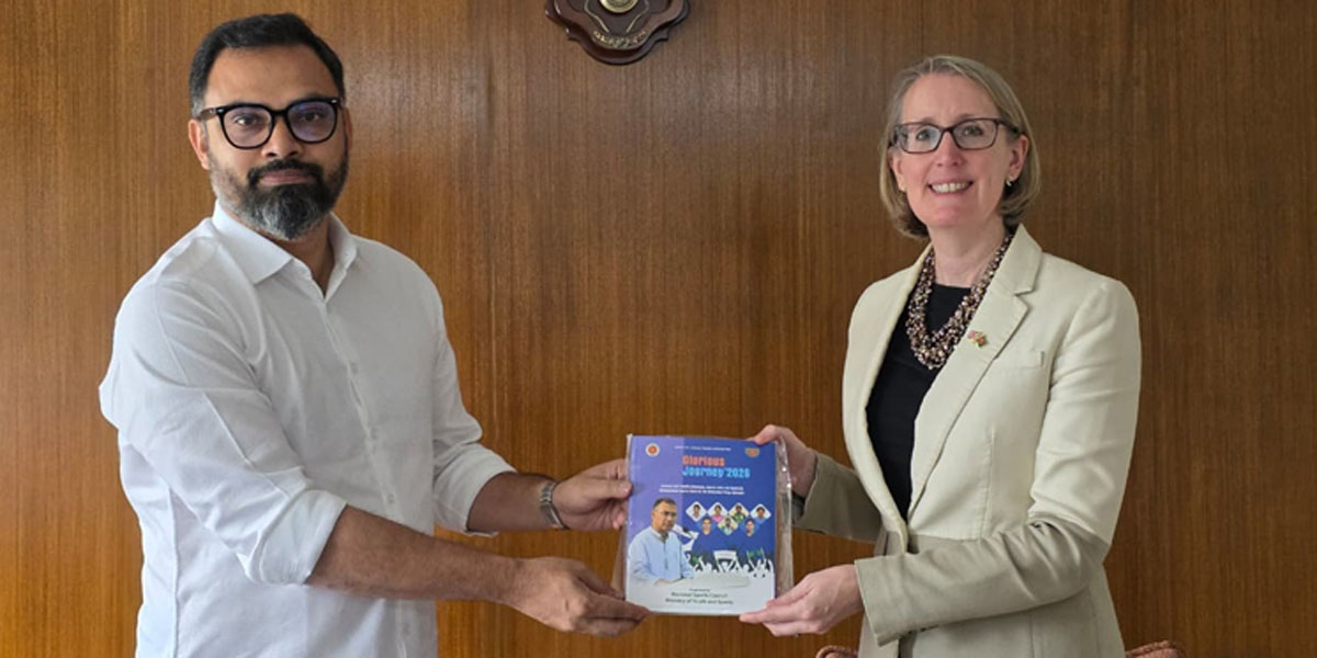 UK envoy calls on state minister, discusses sports and youth collaboration