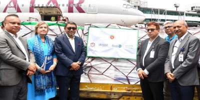 15 lakh doses of measles vaccines arrive in Bangladesh