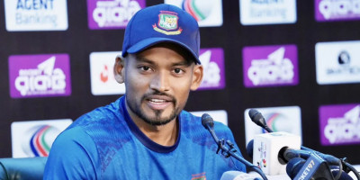 Shanto rates Bangladesh's pace attack slightly ahead of Pakistan