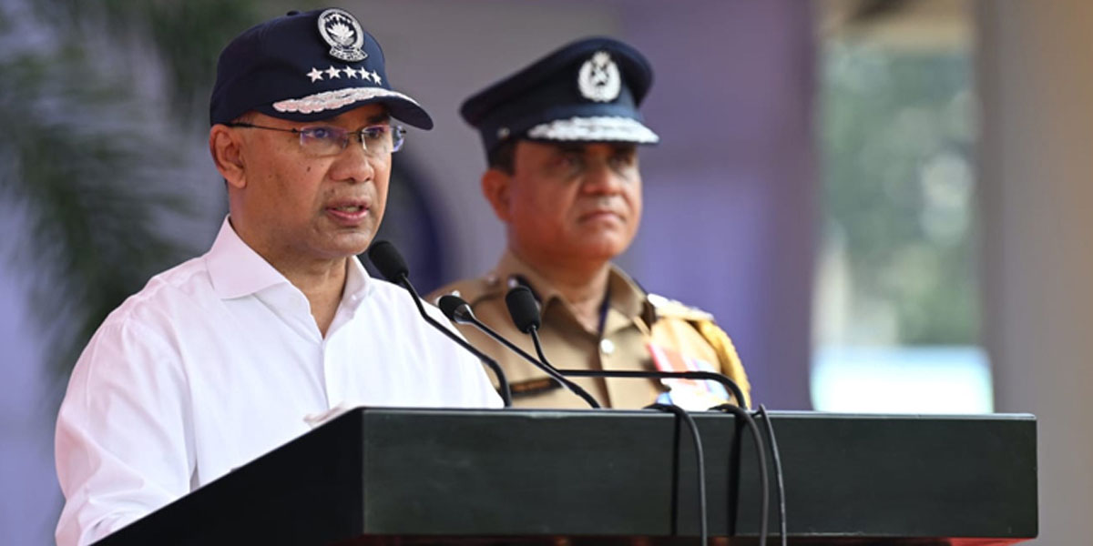 PM urges police to ensure peace, security of country's people