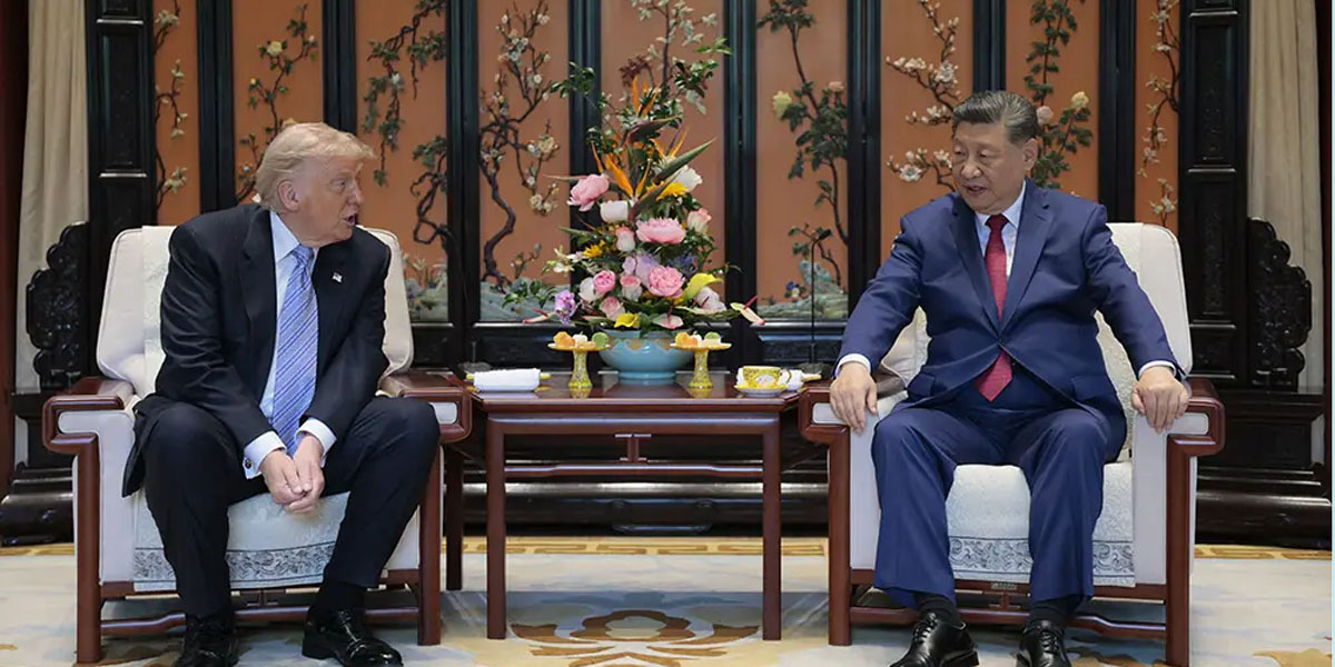 Trump says did not discuss tariffs during summit with Xi