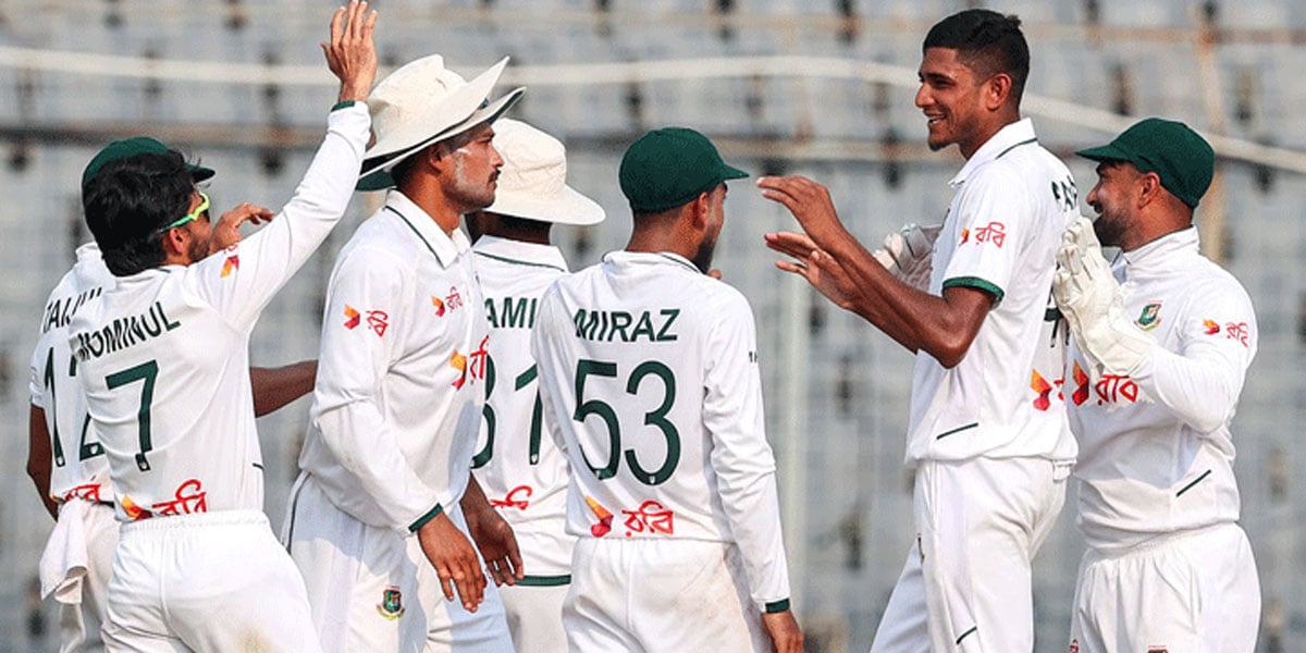 Bangladesh closes in on series sweep against Pakistan after Day 4