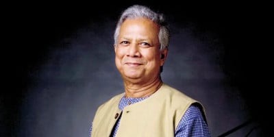 Prof Yunus leaves Dhaka for Paris