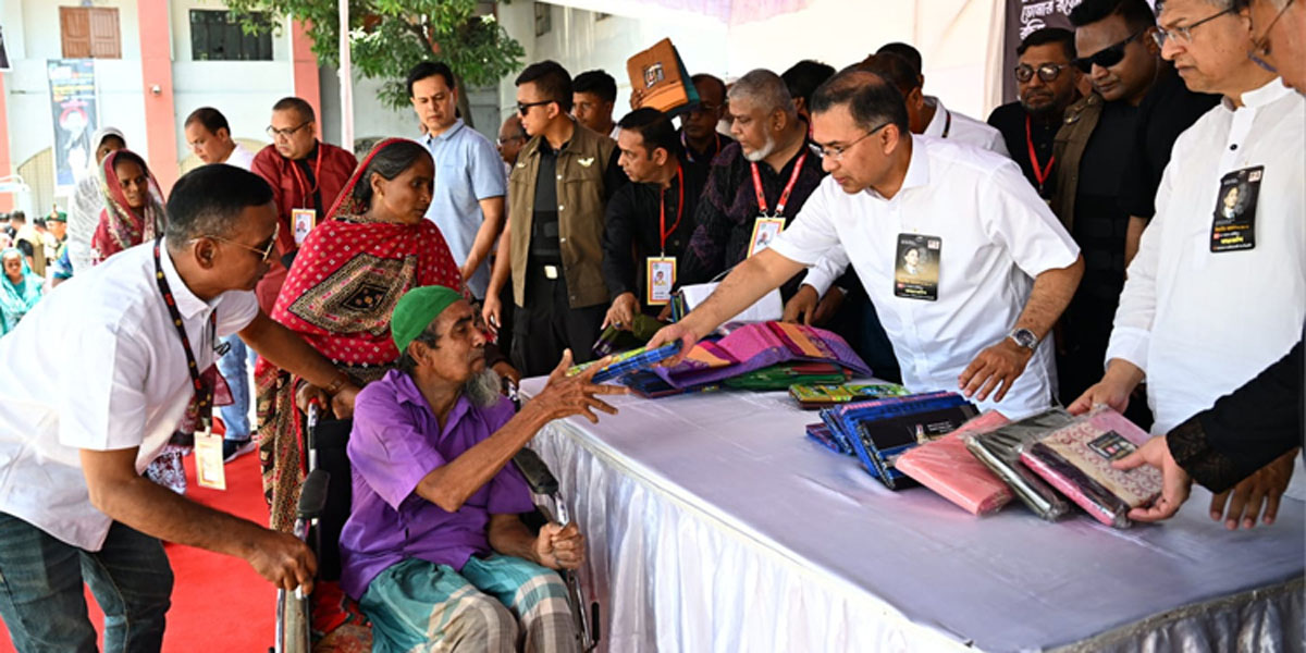PM distributes clothes, food among poor
