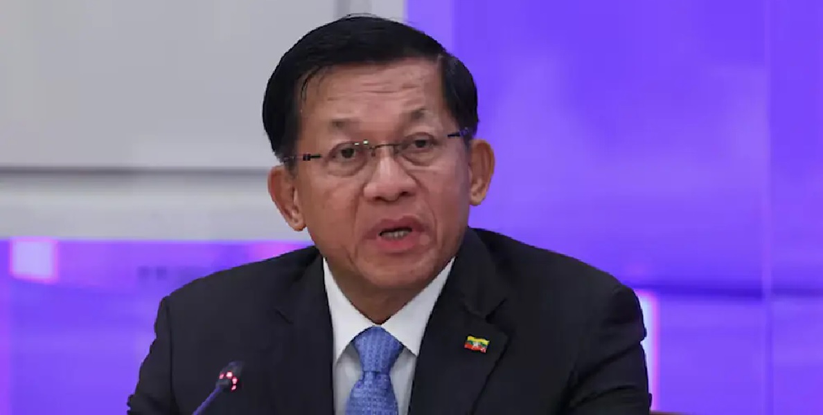 Myanmar's junta chief turned president heads to India, with an eye on China