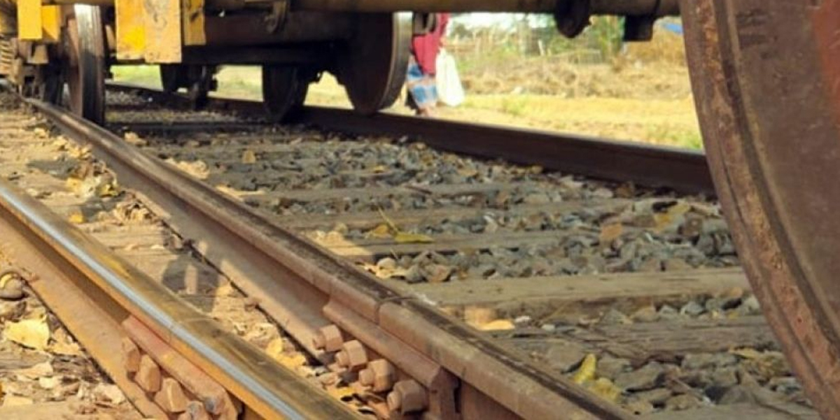 Freight train derailed in Tejgaon