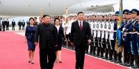 China's Xi lands in North Korea for rare visit