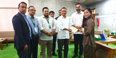 Footballer Rituparna receives housing grant from PM