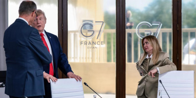 Trump-Meloni row deepens over disputed G7 summit photograph