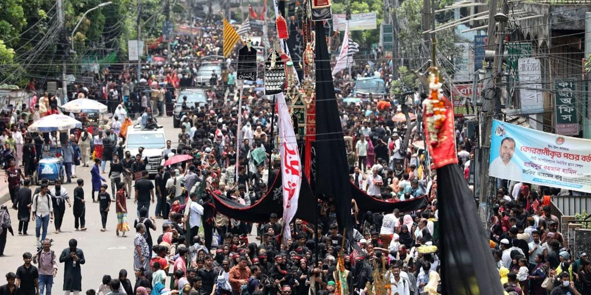 Holy Ashura being observed