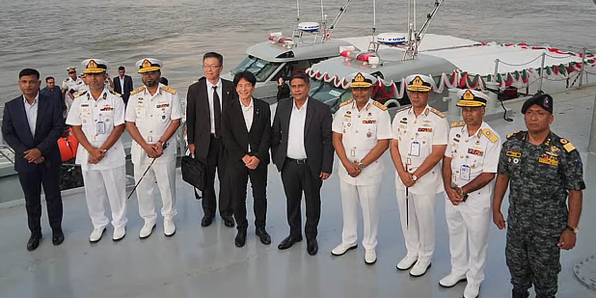 Security Cooperation: Bangladesh receives five patrol boats from Japan