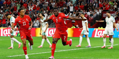 Switzerland beat Algeria 2-0 to move into World Cup last 16