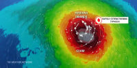 'Very dangerous' super typhoon nears US Pacific islands