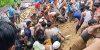 Eight madrasah students killed in Cox’s Bazar Rohingya camp landslide