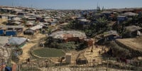 Wife and sons hacked to death at Rohingya camp, suspect flees