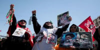 Body of slain Khamenei arrives in city of Mashhad, state broadcaster says