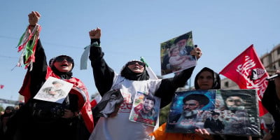 Body of slain Khamenei arrives in city of Mashhad, state broadcaster says
