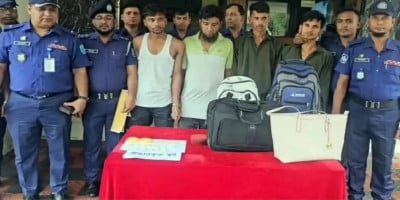 Four arrested over dacoity in Japan expatriate's car in Sonargaon